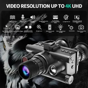 Night Vision Device Binocular Single Tube With Tactical Light